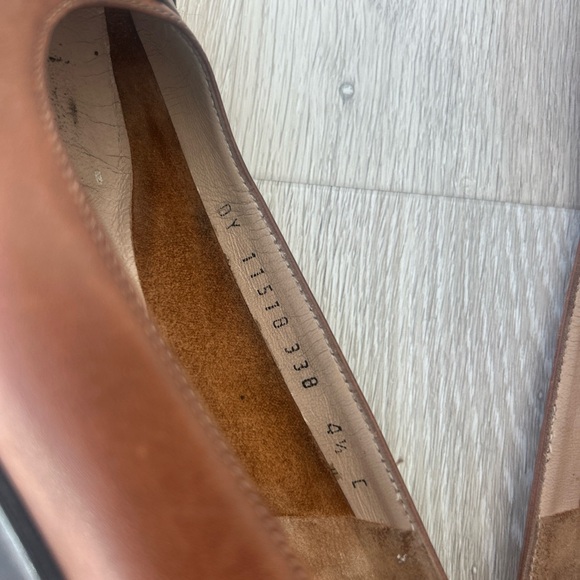 Vintage Salvator Ferragamo Petite/Jr leather Shoes Wmn 2.5-3 Youth 1-1.5 luxury - Picture 5 of 7